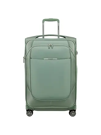 SAMSONITE | Trolley morbido RE-LITE SPINNER 67 cm espandibile rosso papavero | hellgrün
